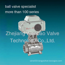 Stainless Steel 3PC Electric Ball Valve